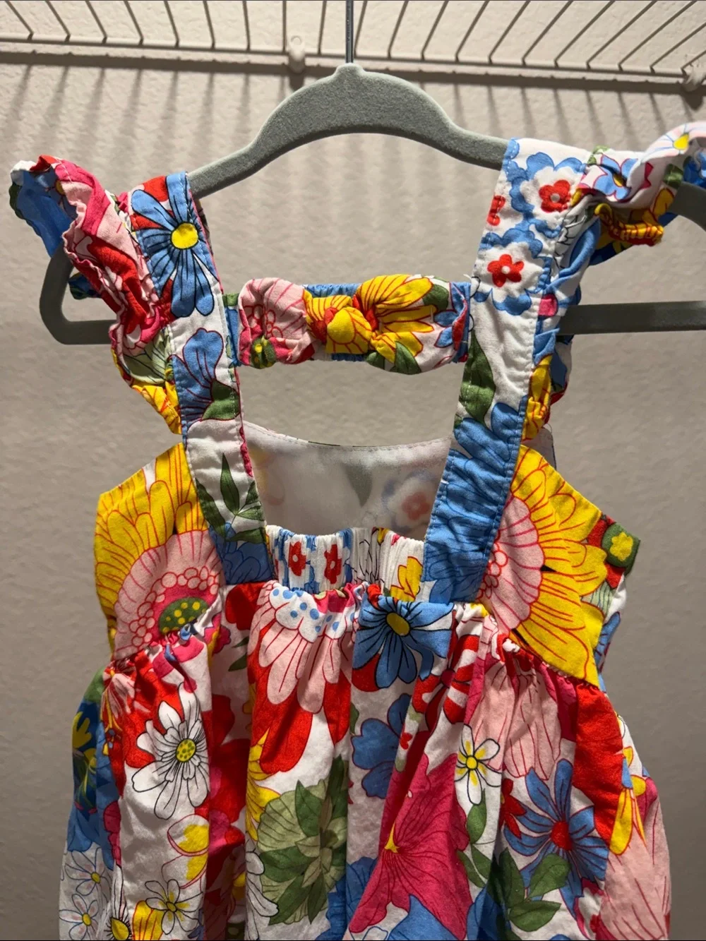 Counting Daises Toddler/Girl Vibrant Floral Sundress - Multicolor 3T